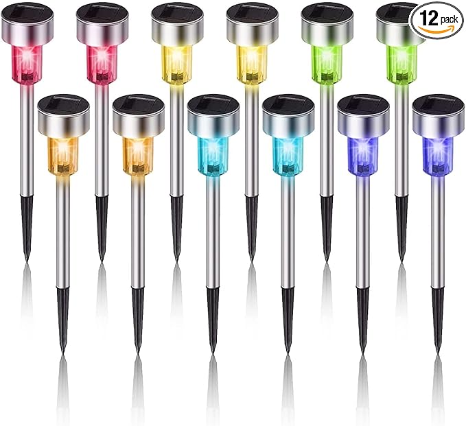 Dream Master Solar Lights Outdoor Waterproof, Stainless Steel LED Landscape by DreamMasterMakeLifeMoreConvenient