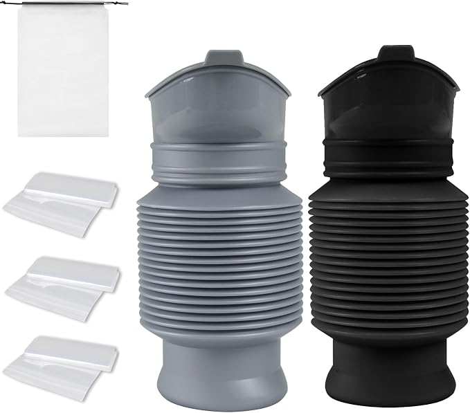 Pee Bottles for Men, Portable Urinal for Men, Collapsible Urine Bottle 750ML by LeetyeMeiHealth