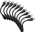 Miady Short Power Extension Cord Outlet Saver, 3 Prong by Miady