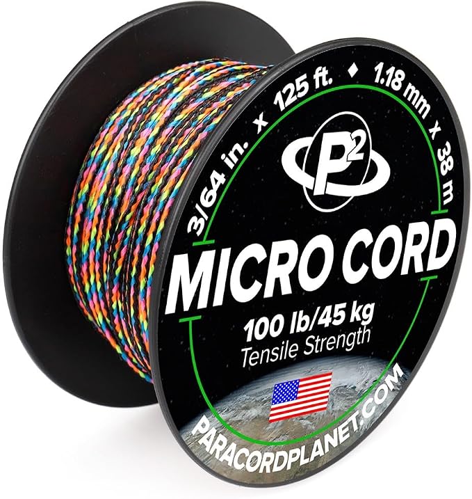 Paracord Planet Micro Paracord – Thin Braided Cord by ParacordPlanet