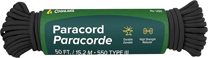Coghlan's 50 ft Nylon Paracord, 550 lbs Break Strength by Coghlans