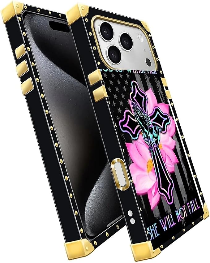 for iPhone 17 Pro Max Case Luxury Golden Decoration - Image 3