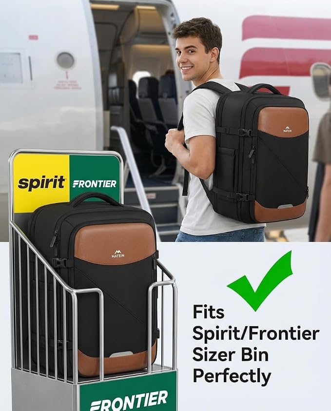 MATEIN Spirit Airlines Personal Item Backpack 18x14x8 - Image 2