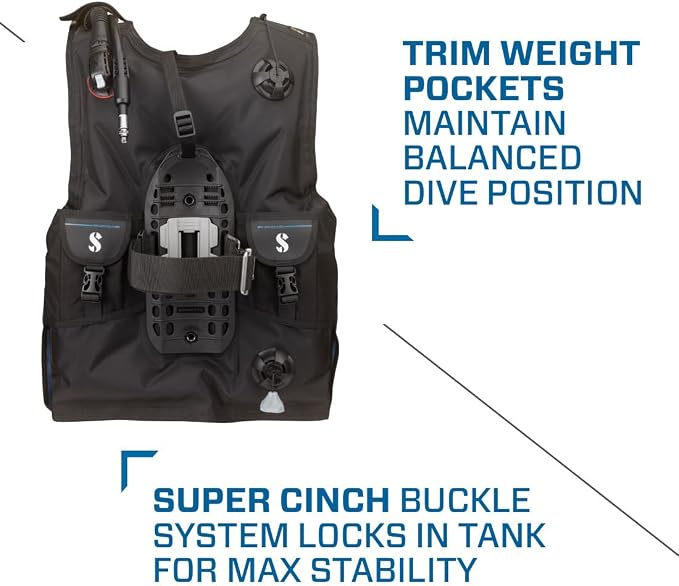 SCUBAPRO Level Super Cinch Front Adjustable Scuba Diving BCD - Image 5