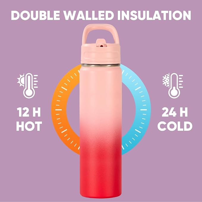 Fijinhom 24oz Insulated Stainless Steel Water Bottle - Image 5