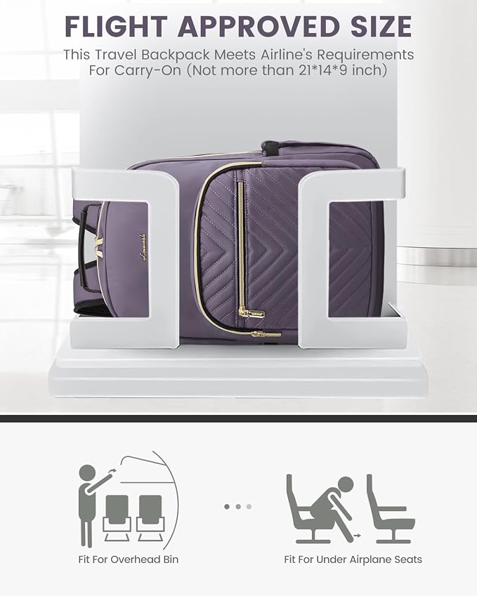 LOVEVOOK Laptop Backpack Purse for Women, Large Capacity Travel Business - Image 8