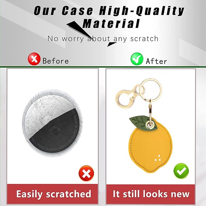 Leather Keychain Holder Case Compatible - Image 4
