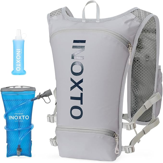 INOXTO Running Hydration Vest Backpack, Lightweight Insulated Pack by INOXTO