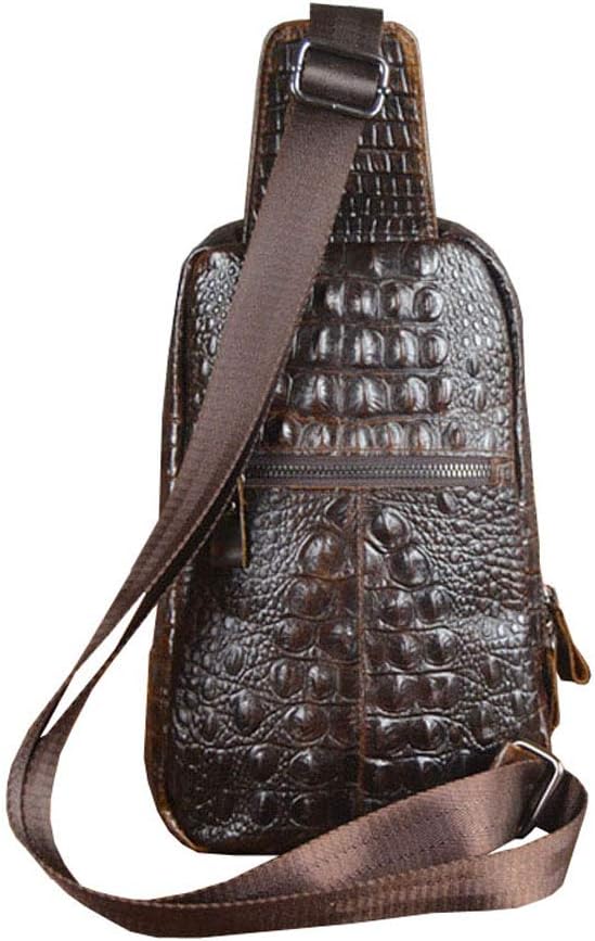 Hebetag Crocodile Genuine Leather Sling Bag Backpack - Image 4