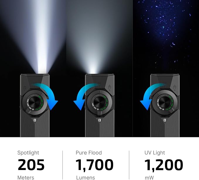 OLIGHT ArkPro Ultra EDC Flat Flashlight, Rechargeable Portable Flash Light - Image 4