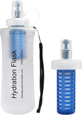 700ml Soft Flask Water Bottle, Collapsible Water Bottle by CXWLJL