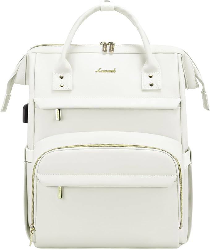 LOVEVOOK Leather Laptop Backpack by LOVEVOOK