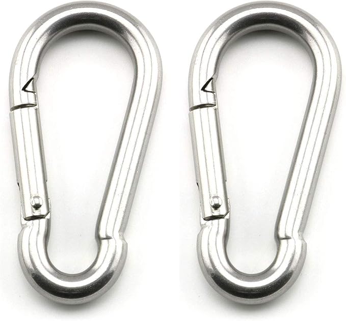 heyous 2 Set M8 Suspension Ceiling Wall Mount U Hook Anchor Hanger Stainless - Image 3