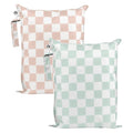 Tiny Twinkle Mess Proof Wet Bags | 2-Pack Reusable Waterproof Wet Bags by TinyTwinkle