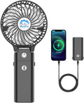 HandFan 5200mAh Portable Handheld Fan, Personal Hand Held Fan USB Rechargeable by HandFan