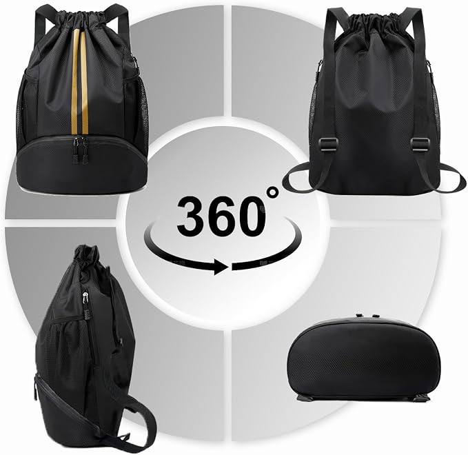 Hoedia Sports Drawstring Backpack - Image 5