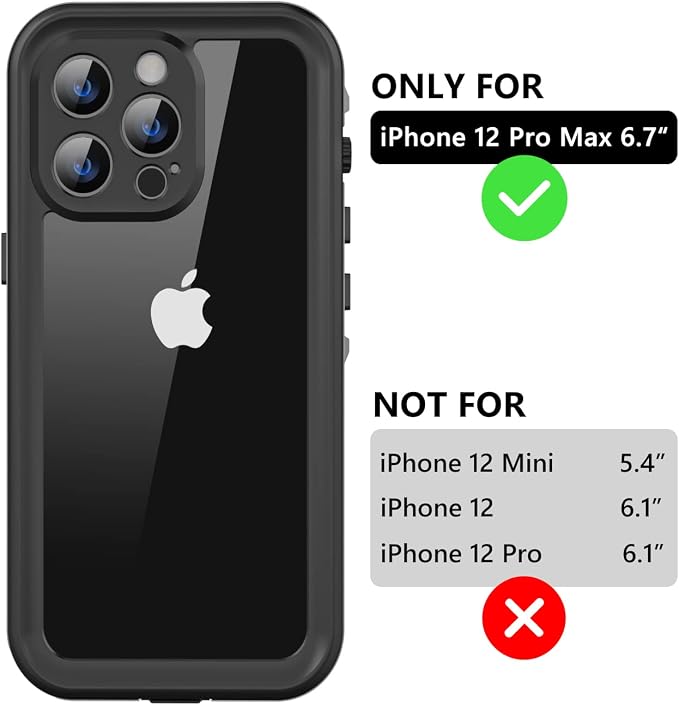 Protebox for iPhone 12 Pro Max Waterproof Case - Image 2