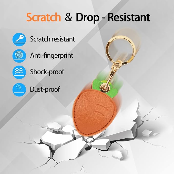 Leather Keychain Case Holder Compatible - Image 3