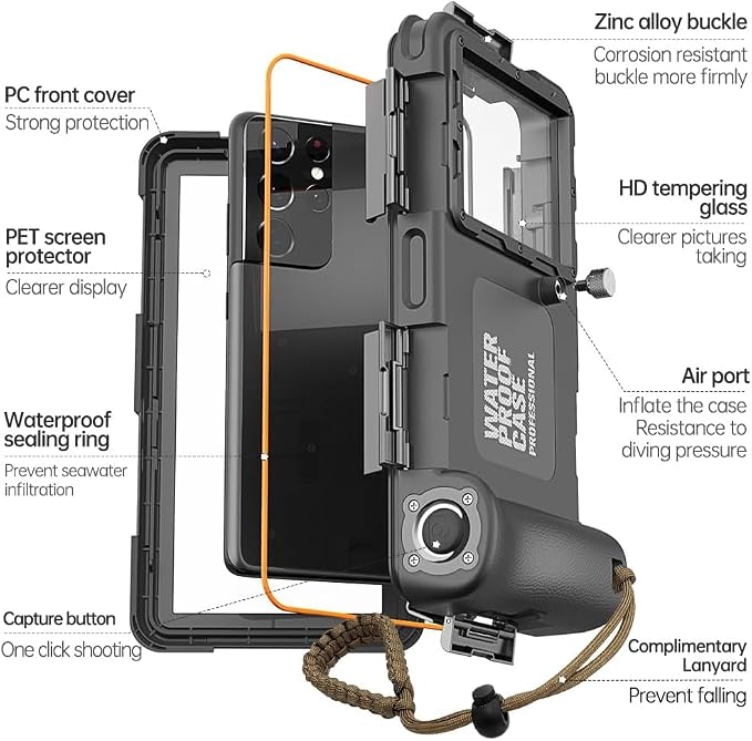 Hllhunkhe Universal Underwater Phone Case - Image 5