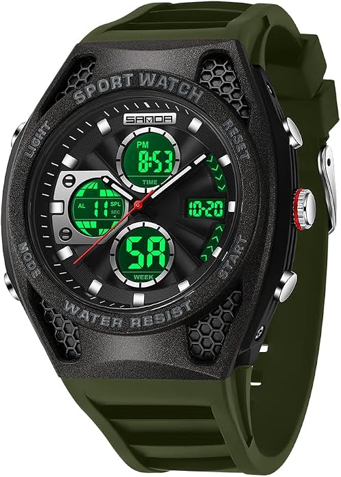 FANMIS Mens Military Multifunction Digital LED Watch Electronic Waterproof by FANMIS