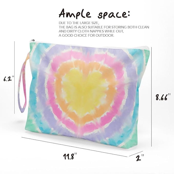 Fokongna Wet Bag Travel Makeup Bag - Image 6