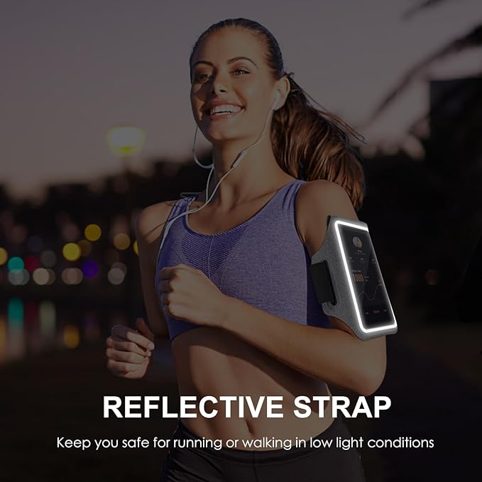 GUZACK Running Armband Case for iPhone 17/16/15/14/13 Pro Max, Galaxy - Image 7