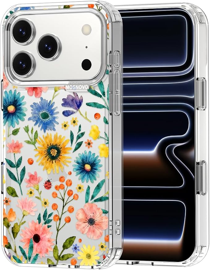 MOSNOVO for iPhone 17 Pro Case, Shockproof Military-Grade Protection 6.6ft Drop by Mosnovo