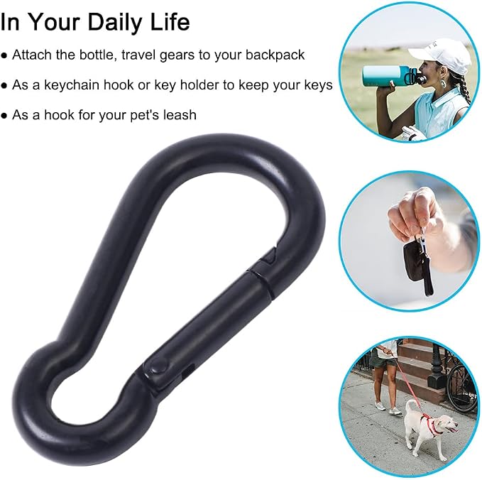PROND Carabiner Clip, Heavy Duty Carabiner Clips, 316 Stainless Steel Carabiner - Image 3