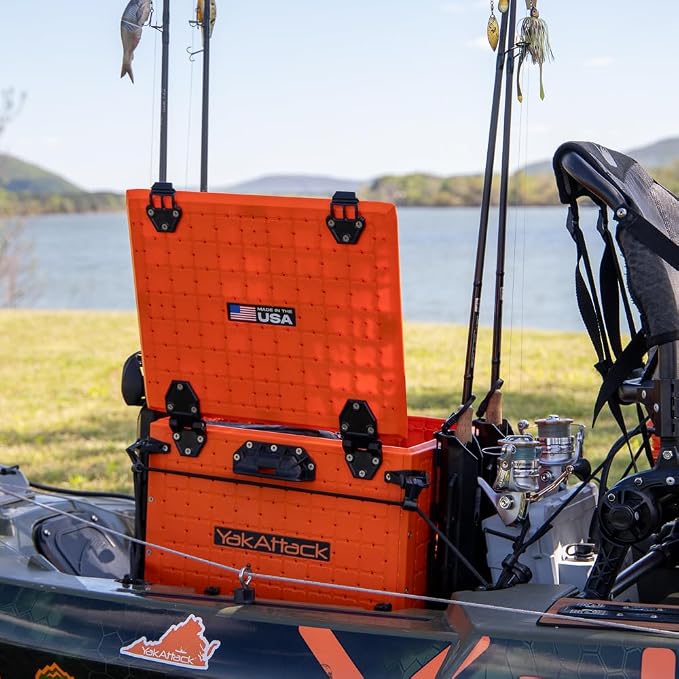 YakAttack BlackPak Pro 13" x 16" Kayak Fishing Crate - Image 8