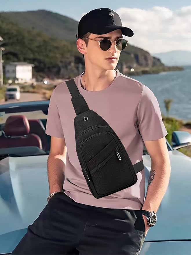AOSTIHOT Crossbody Small Sling Backpack Sling Bag - Image 2