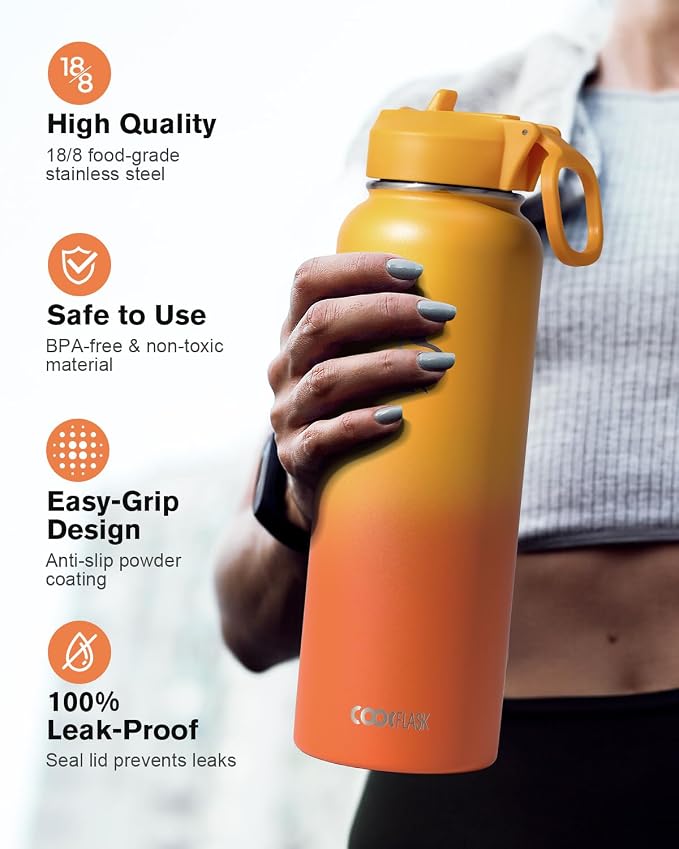 Water Bottle 40 oz Insulated - Image 3