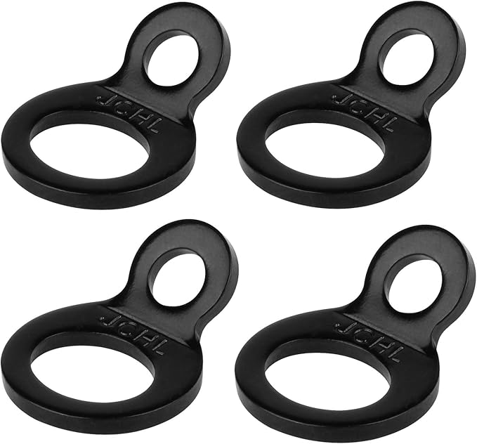 Multi-Purpose Tie Down Strap Rings Stainless Steel Tie-Down Anchors Hooks - Image 9