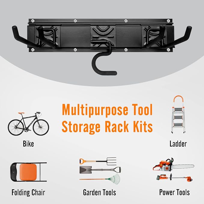 SMARTOLOGY Modular Heavy-Duty Steel Garage Tool Storage Rack - Image 5