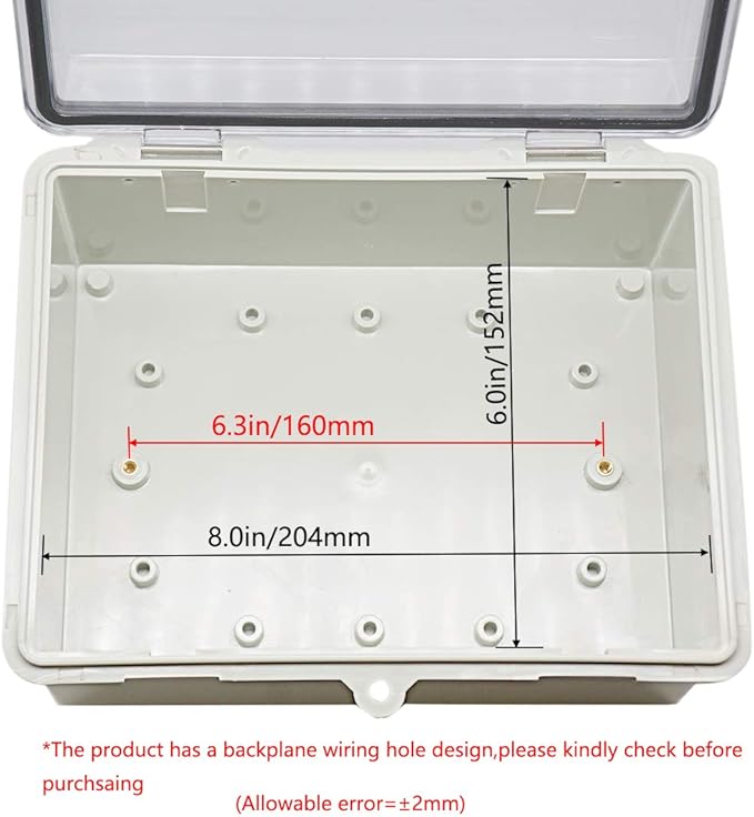 Zulkit Junction Box ABS Plastic Dustproof Waterproof IP65 Electrical Boxes - Image 5