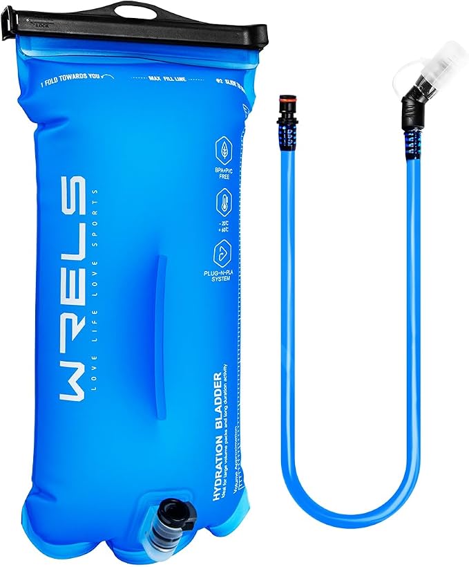 WRELS 1L/1.5L/2L/3L BPA Free Hydration Bladder, Leakproof TPU Water Bladder - Image 8