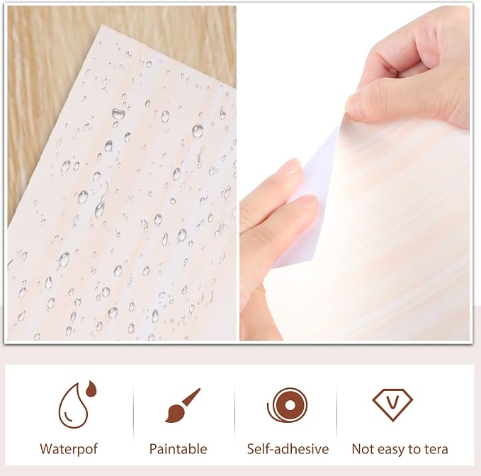 Mudder Vinyl Siding Repair Kit 6 x 8 Inch Vinyl Siding Patch Self Adhesive PVC - Image 4