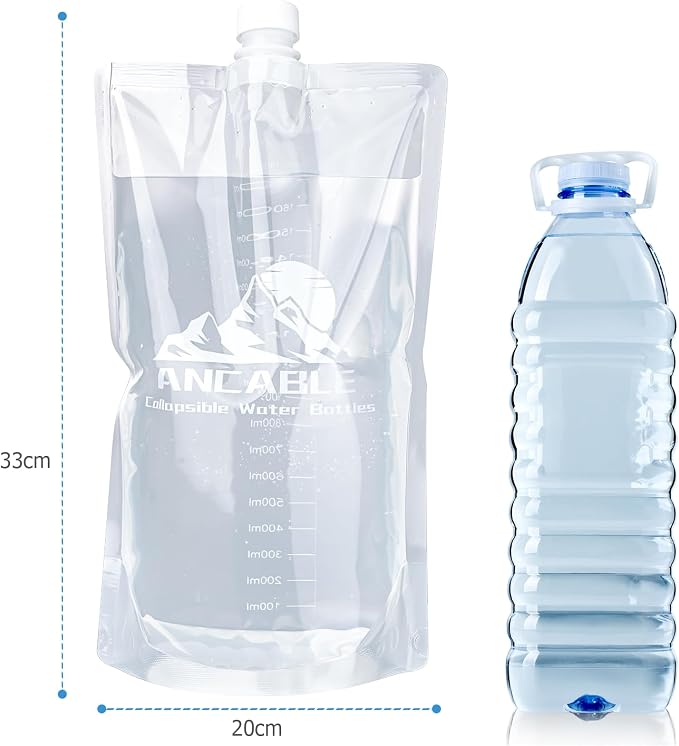 Ancable 64oz Collapsible Water Bottles, BPA-Free Water Bottle - Image 7