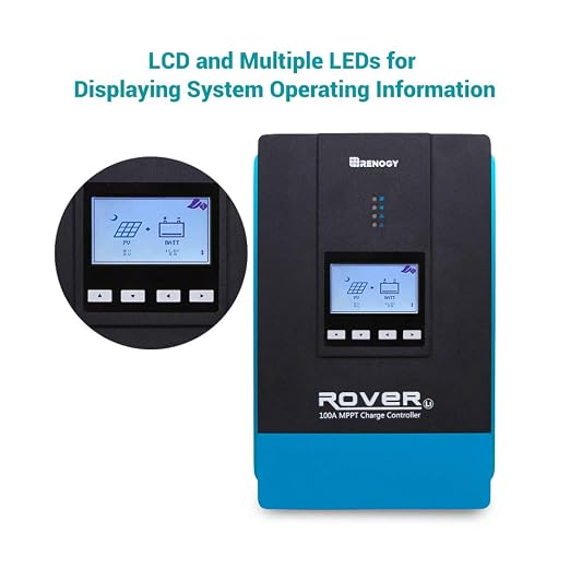 Renogy 100A 12V/24V/36V/48V DC Input MPPT Solar Charge Controller Auto - Image 2