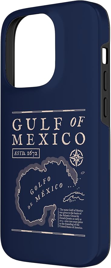 Gulf of Mexico 1672 Historic Map Case - Image 2