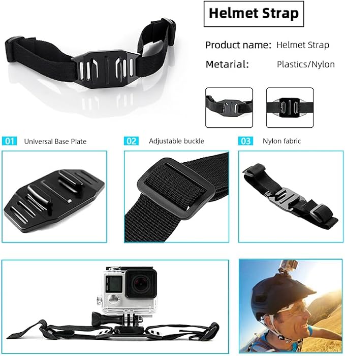 Reflex Camera 59-in-1 Action Camera Accessories Kit Compatible - Image 5