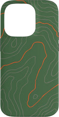 Backcountry Topo Guide Orange Lines Topographical Map Case by Unknown