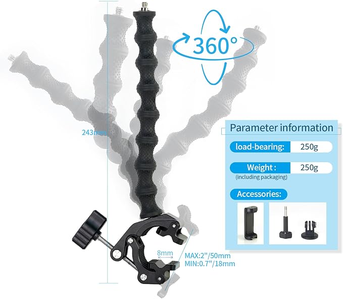 Gooseneck Phone Clamp Mount - Image 5