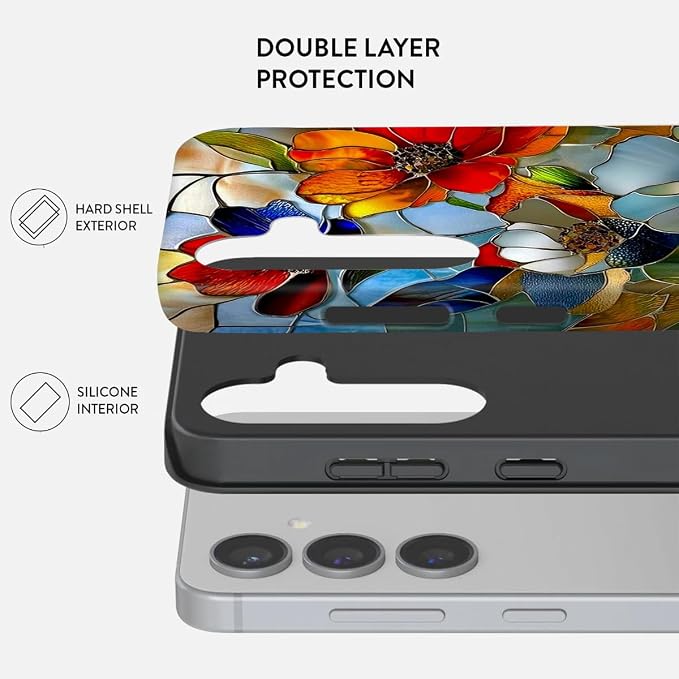 Compatible for Samsung Galaxy A36 5G Case, Dual Layer Heavy Duty 2 in 1 - Image 2