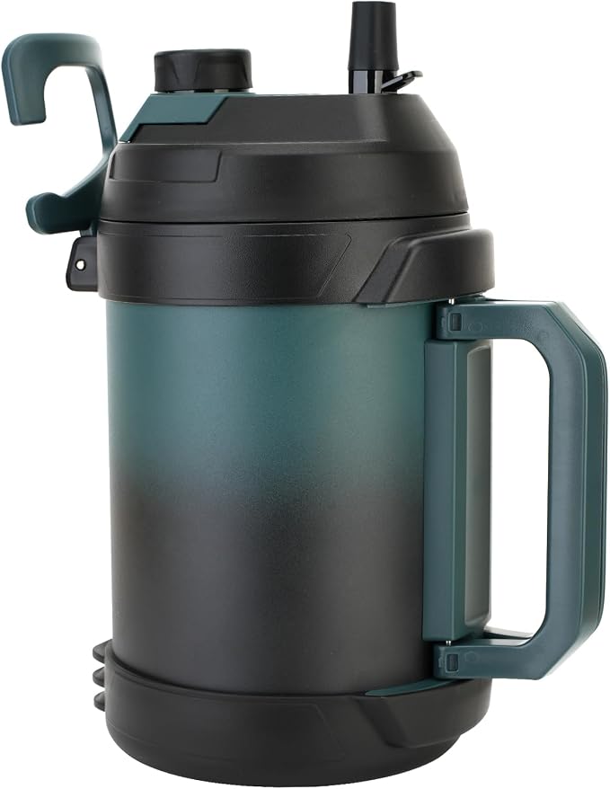 Hydraful Gallon Jug, 128oz Large Insulated Stainless Steel Sports Water Jug by Hydraful