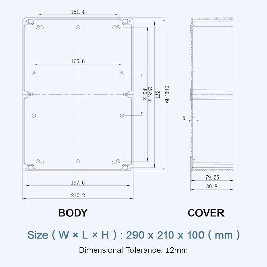 LeMotech Electrical Box Clear Cover Project Box IP65 Waterproof Junction Box - Image 8