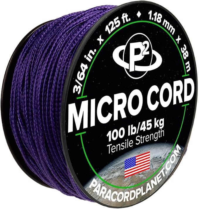 Paracord Planet Micro Paracord – Thin Braided Cord by ParacordPlanet
