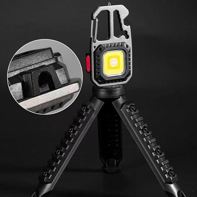 Lamp Holder 2pcs Portable Camp Stand Adjustable Height Camping Flashlight - Image 4