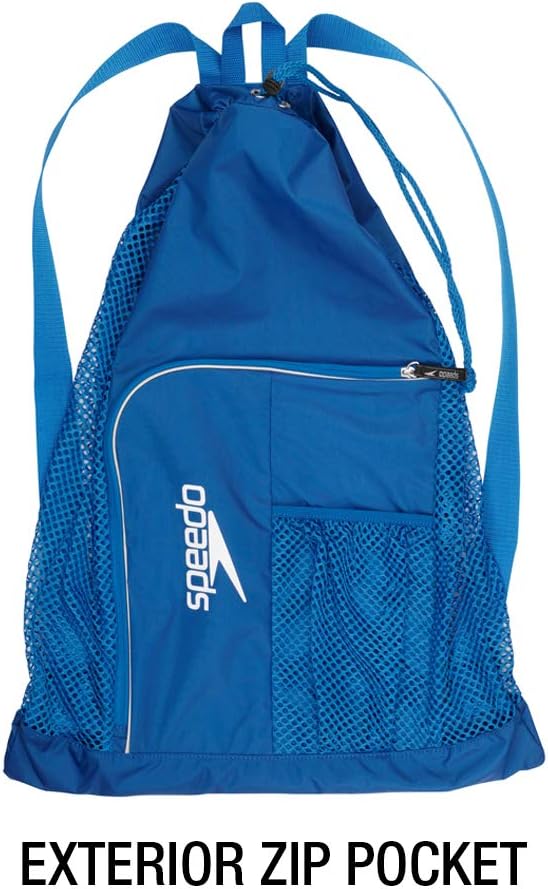 Speedo Unisex-Adult Drawstring Deluxe Ventilator Mesh Equipment Bag - Image 3