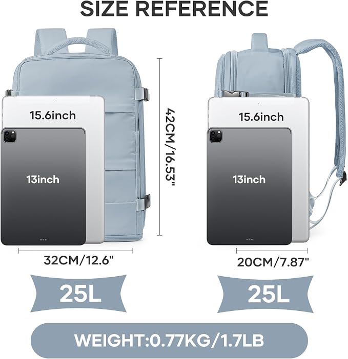 coowoz Travel Backpack For Women Men, Carry On Backpack, Hiking Backpack - Image 4