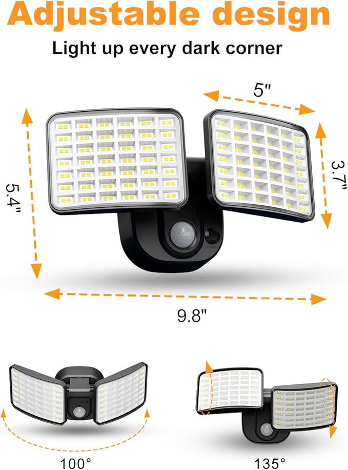 Rechargeable Motion Sensor Outdoor Light, Battery Operated Lights - Image 7